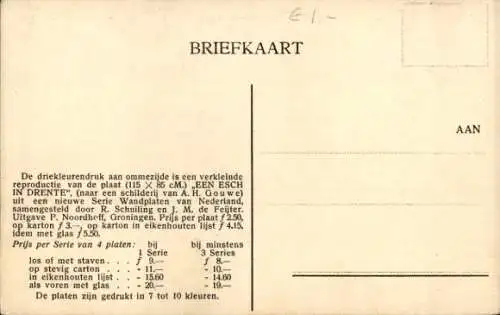 Ak Drente, Ortspartie, Ernte