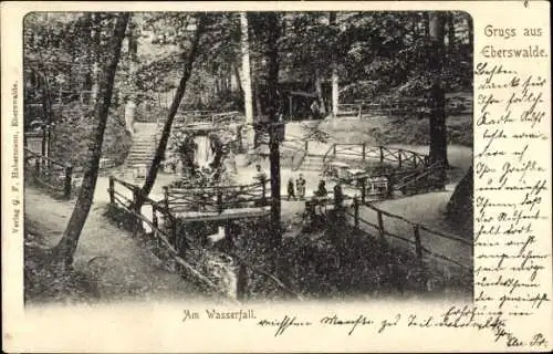 Ak Eberswalde in der Mark, Wasserfall