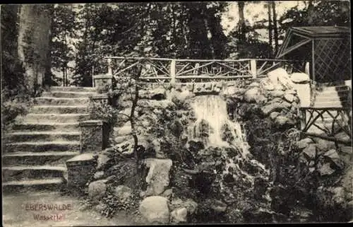 Ak Eberswalde in der Mark, Wasserfall