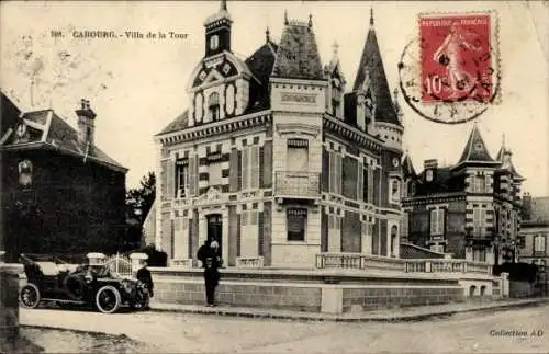 Ak Cabourg Calvados, Villa de la Tour