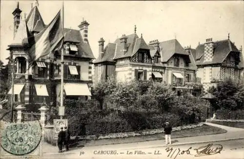 Ak Cabourg Calvados, Villen