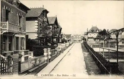 Ak Cabourg Calvados, Rue Didier