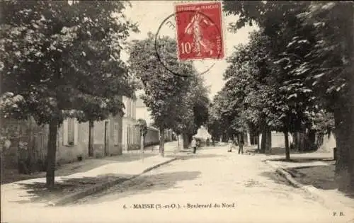 Ak Maisse Essonne, Boulevard du Nord