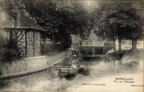 Ak Maisse Essonne,  Blick auf die Essonne