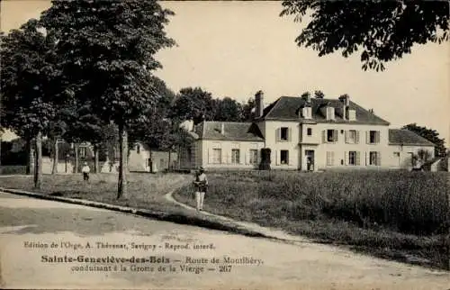 CPA Sainte Geneviève des Bois Essonne, Route de Montlhéry