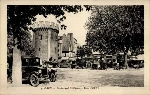 Ak Caen-Calvados, Boulevard St-Pierre, Tour Leroy
