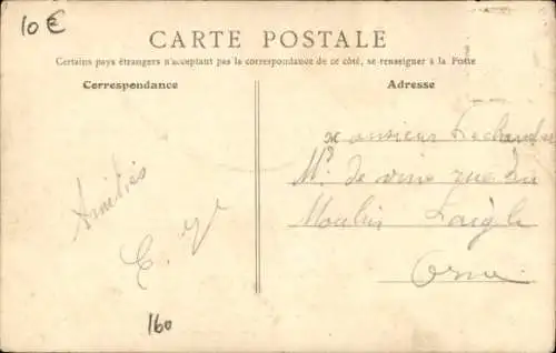 CPA Caen Calvados, Boulevard Saint-Pierre, vue prise du pont de Courtonne