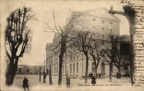 CPA Corbeil-Essonne, Facade des Moulins
