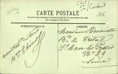 CPA Corbeil-Essonne, Quai, Apport de Paris