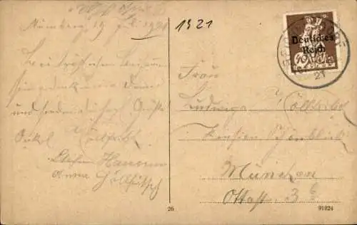 Ak Dutzendteich Nürnberg in Mittelfranken Bayern,  Dirtzendteich, Gebäude, Boote, Bäume