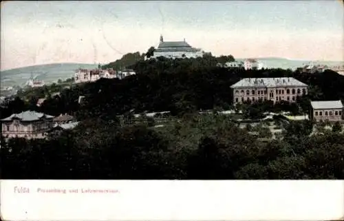 Ak Fulda in Osthessen, Frauenberg und Lehrerseminar