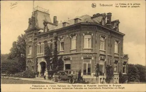 Ak Bruxelles Brüssel, Château, Pelouse, Préventorium, Mutualitäten, Belgien