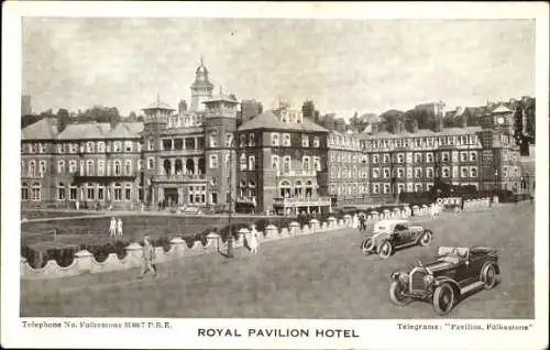 Ak Folkestone Kent England, Royal Pavilion Hotel