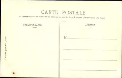 Ak Aeroplane Zeus, Biplan experimente à Gonesse, Doppeldecker, Flugzeug