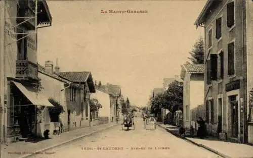 CPA Saint-Gaudens Haute-Garonne, Avenue de Luchon