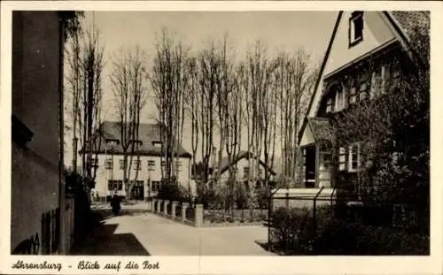 Ak Ahrensburg in Holstein, Blick auf die Post