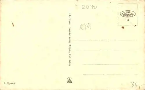 Ak Ahrensburg in Holstein, Blick auf die Post