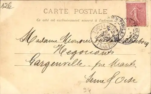 Ak Charenton le Pont Val de Marne, Rue de Saint Mandé, Straßenbahn