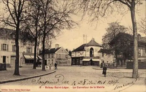 CPA Boissy Saint Léger Val de Marne, Le Carrefour de la Mairie