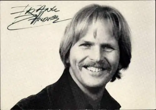 Foto Ak Frank Zander, Sänger, Autogramm