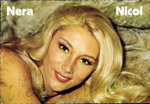 Foto Ak Nera Nicol, Ballettschule, Autogramm