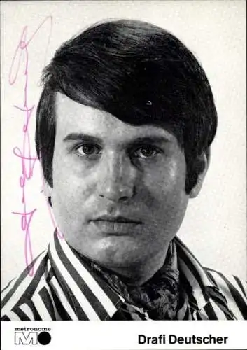 Ak Sänger Drafi Deutscher, Portrait, Autogramm