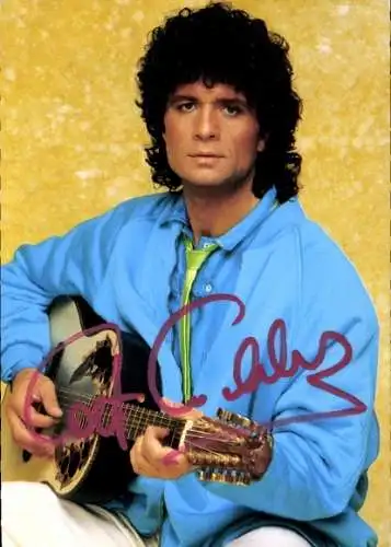 Ak Sänger Costa Cordalis, Portrait, Autogramm