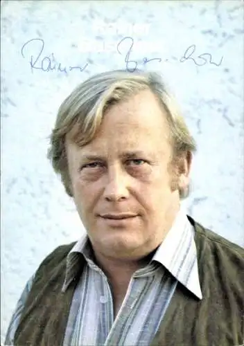 Ak Schauspieler Rainer Basedow, Portrait, Autogramm