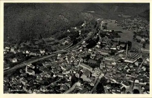 Ak Lambrecht in der Pfalz, Fliegeraufnahme