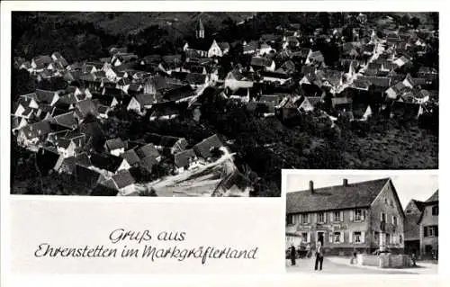 Ak Ehrenstetten Ehrenkirchen im Breisgau, Ansicht von Ehrenstetten, Gasthaus zum Wilden Mann