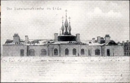 Ak Lida Weißrussland, Garnisonskirche