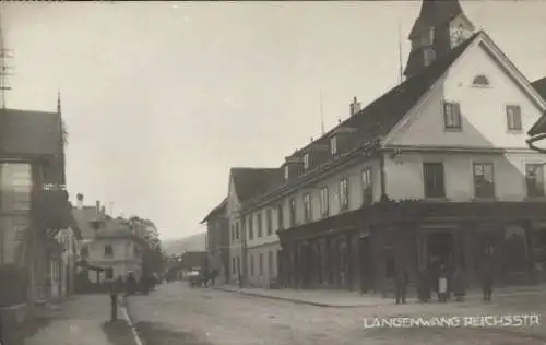 Foto Ak Langenwang im Mürztal Steiermark, Reichsstraße