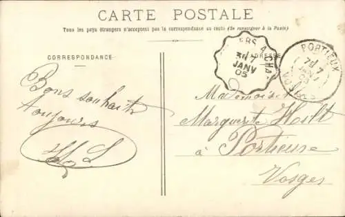 Ak Junge Frau, Portrait