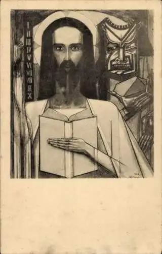 Künstler Ak Toorop, Jan, Christus