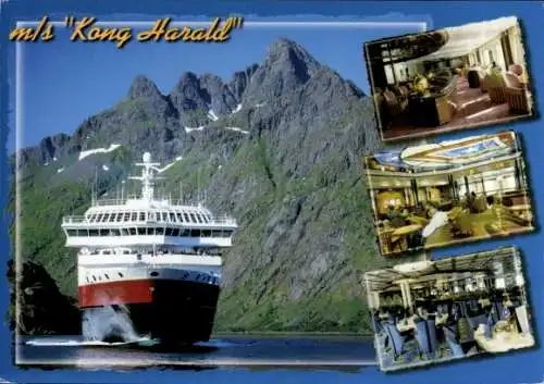 Ak Schiff M/S Kong Harald, Passagierschiff