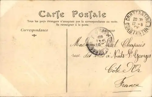 Ak Constantine Algerien, Cuisson d'une Diffa, bien le bonjour M.P