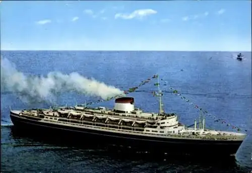 Ak Schiff Cristoforo Colombo, Italian Line