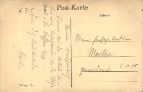 Ak Soldaten im Schützengraben