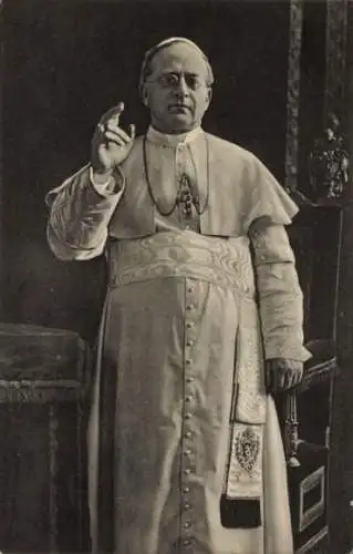 Ak Vatikan Rom Lazio, Papst Pius XI.