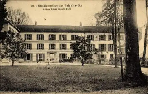 CPA Sainte Geneviève des Bois Essonne, Maison Russe, Parc