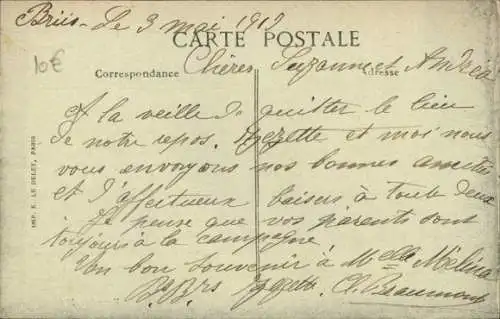 CPA Briis sous Forges Essonne, Place du Poutil