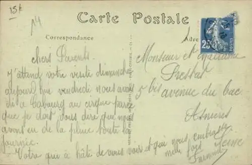 Ak Cabourg Calvados, Groupe de Villas