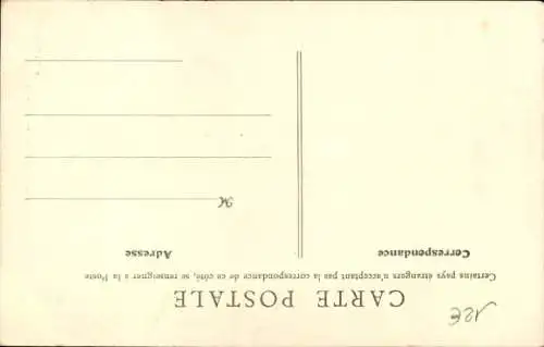 Ak Bernières Calvados, La Rue de la Gare