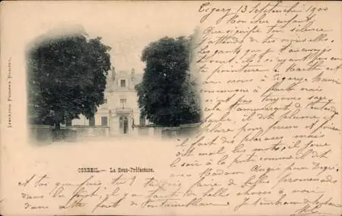 Ak Corbeil Essonne,  La Sous-Prefecture
