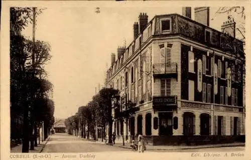 Ak Corbeil Essonne, Avenue Darblay