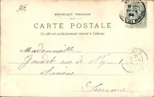 CPA Corbeil-Essonne, Marche Couvert