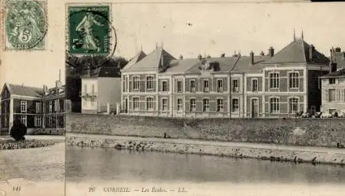 Ak Corbeil Essonne,  Blick auf die Schulen