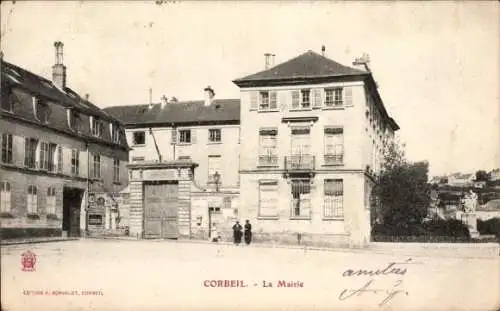 Ak Corbeil Essonne, Mairie