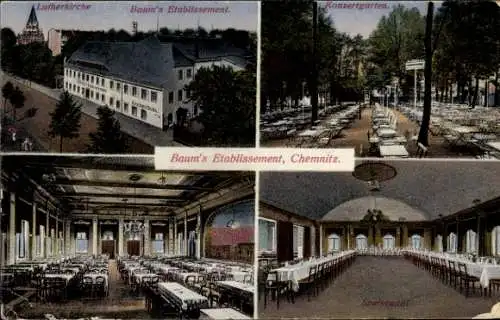 Ak Chemnitz in Sachsen, Baums Etablissement