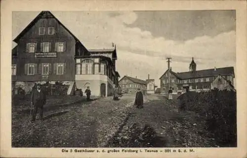 Ak Niederreifenberg Schmitten im Taunus, Großer Feldberg, Gasthäuser